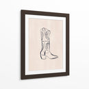 Botas Vaqueras Por Ivy Green Illustrations - Ivy Green Illustrations | Cuadro decorativo de Canvas Lab