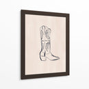 Botas Vaqueras Por Ivy Green Illustrations - Ivy Green Illustrations | Cuadro decorativo de Canvas Lab