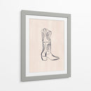 Botas Vaqueras Por Ivy Green Illustrations - Ivy Green Illustrations | Cuadro decorativo de Canvas Lab