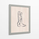 Botas Vaqueras Por Ivy Green Illustrations - Ivy Green Illustrations | Cuadro decorativo de Canvas Lab