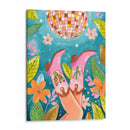 Botas de vaquero y bola de discoteca - Caroline Bonne Muller | Cuadro decorativo de Canvas Lab