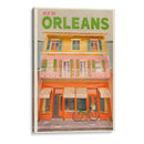 New Orleans Luisiana Póster de Viaje Vintage - The Whiskey Ginger | Cuadro decorativo de Canvas Lab