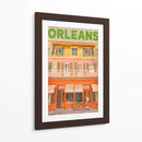 New Orleans Luisiana Póster de Viaje Vintage - The Whiskey Ginger | Cuadro decorativo de Canvas Lab