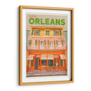 New Orleans Luisiana Póster de Viaje Vintage - The Whiskey Ginger | Cuadro decorativo de Canvas Lab