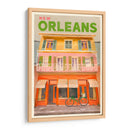 New Orleans Luisiana Póster de Viaje Vintage - The Whiskey Ginger | Cuadro decorativo de Canvas Lab