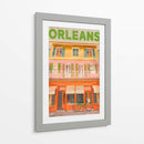 New Orleans Luisiana Póster de Viaje Vintage - The Whiskey Ginger | Cuadro decorativo de Canvas Lab