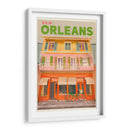 New Orleans Luisiana Póster de Viaje Vintage - The Whiskey Ginger | Cuadro decorativo de Canvas Lab