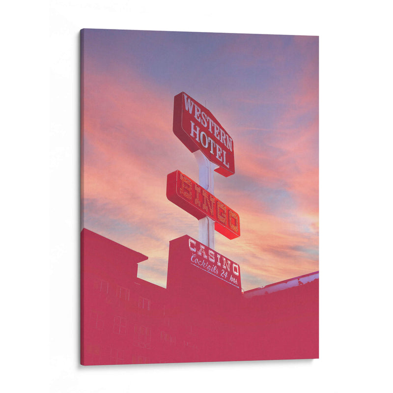 Las Vegas Western Hotel - Fluidys Studio III | Cuadro decorativo de Canvas Lab