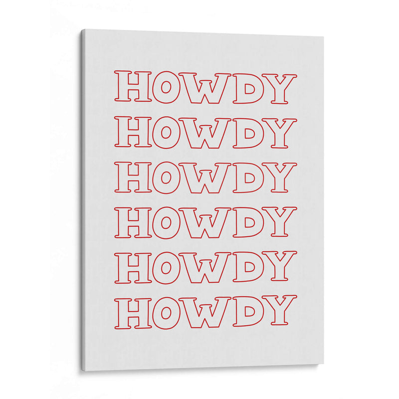Red Howdy - Jolly and Dash | Cuadro decorativo de Canvas Lab