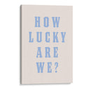 How Lucky Are We? Blue - Tara Royle | Cuadro decorativo de Canvas Lab