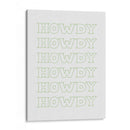 Sage Green Howdy - Jolly and Dash | Cuadro decorativo de Canvas Lab