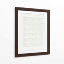 Sage Green Howdy - Jolly and Dash | Cuadro decorativo de Canvas Lab