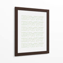 Sage Green Howdy - Jolly and Dash | Cuadro decorativo de Canvas Lab