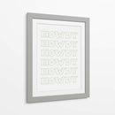 Sage Green Howdy - Jolly and Dash | Cuadro decorativo de Canvas Lab