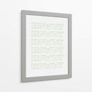 Sage Green Howdy - Jolly and Dash | Cuadro decorativo de Canvas Lab