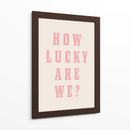 How Lucky Are We? Pink - Tara Royle | Cuadro decorativo de Canvas Lab