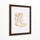 Botas de vaquera neutras con lazo - Jolly and Dash | Cuadro decorativo de Canvas Lab
