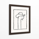 Squiggles la Serpiente con Sombrero Tejano - Anyone Can Yeehaw | Cuadro decorativo de Canvas Lab