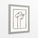 Squiggles la Serpiente con Sombrero Tejano - Anyone Can Yeehaw | Cuadro decorativo de Canvas Lab