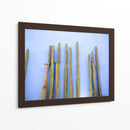 Cactus altos en azul | Viajes a Oaxaca México - Raisa Zwart | Cuadro decorativo de Canvas Lab