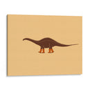 Rebbachisaurus Reba la Vaquera Dinosaurio Textura - Anyone Can Yeehaw | Cuadro decorativo de Canvas Lab