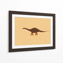 Rebbachisaurus Reba la Vaquera Dinosaurio Textura - Anyone Can Yeehaw | Cuadro decorativo de Canvas Lab