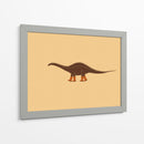 Rebbachisaurus Reba la Vaquera Dinosaurio Textura - Anyone Can Yeehaw | Cuadro decorativo de Canvas Lab