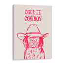 Cool it, Cowboy rosa - Tara Royle | Cuadro decorativo de Canvas Lab