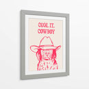 Cool it, Cowboy rosa - Tara Royle | Cuadro decorativo de Canvas Lab