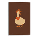 Bo, el Pato Vaquero - Anyone Can Yeehaw | Cuadro decorativo de Canvas Lab