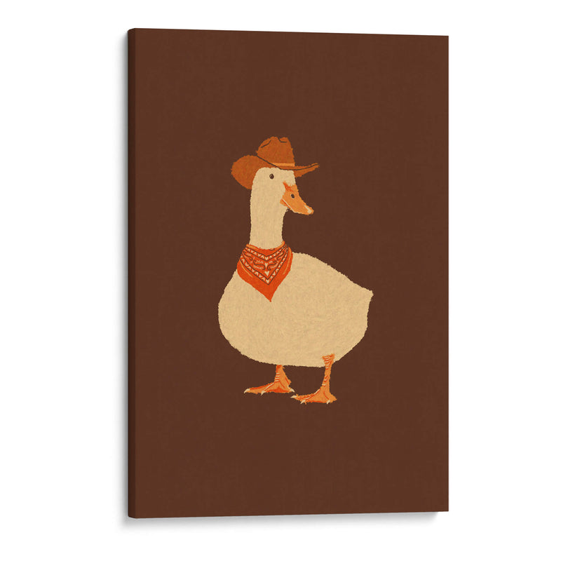 Bo, el Pato Vaquero - Anyone Can Yeehaw | Cuadro decorativo de Canvas Lab
