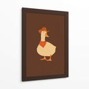 Bo, el Pato Vaquero - Anyone Can Yeehaw | Cuadro decorativo de Canvas Lab