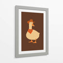 Bo, el Pato Vaquero - Anyone Can Yeehaw | Cuadro decorativo de Canvas Lab