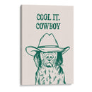 Cool It, Cowboy verde - Tara Royle | Cuadro decorativo de Canvas Lab