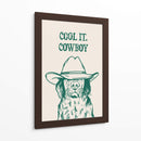 Cool It, Cowboy verde - Tara Royle | Cuadro decorativo de Canvas Lab