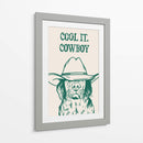 Cool It, Cowboy verde - Tara Royle | Cuadro decorativo de Canvas Lab