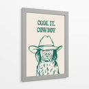 Cool It, Cowboy verde - Tara Royle | Cuadro decorativo de Canvas Lab