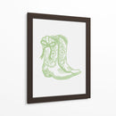 Botas vaqueras florales con lazo - Jolly and Dash | Cuadro decorativo de Canvas Lab