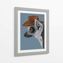 Felix El Lémur Vaquero - Anyone Can Yeehaw | Cuadro decorativo de Canvas Lab