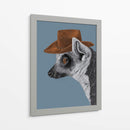 Felix El Lémur Vaquero - Anyone Can Yeehaw | Cuadro decorativo de Canvas Lab