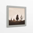 El lejano viaje del vaquero - Emel Tunaboylu | Cuadro decorativo de Canvas Lab