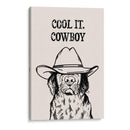 Cool it, Cowboy Black - Tara Royle | Cuadro decorativo de Canvas Lab