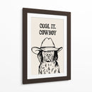 Cool it, Cowboy Black - Tara Royle | Cuadro decorativo de Canvas Lab