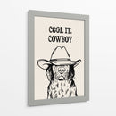 Cool it, Cowboy Black - Tara Royle | Cuadro decorativo de Canvas Lab