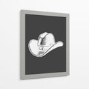 Sombrero de vaquero rojo negro - Jolly and Dash | Cuadro decorativo de Canvas Lab
