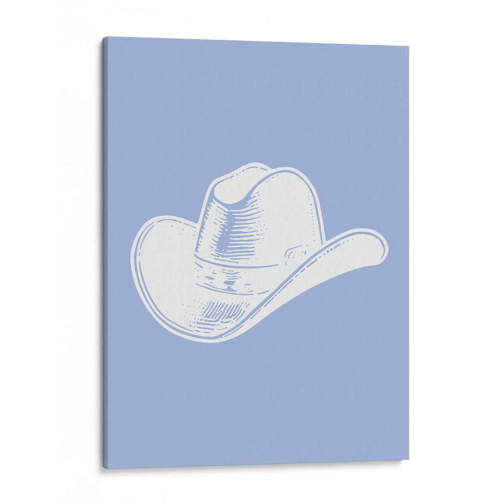 Sombrero de vaquero celeste - Jolly and Dash | Cuadro decorativo de Canvas Lab