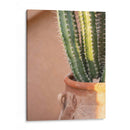 Verde Sobre Naranja | Fotografía de Viaje de Marrakech - Raisa Zwart | Cuadro decorativo de Canvas Lab