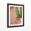 Verde Sobre Naranja | Fotografía de Viaje de Marrakech - Raisa Zwart | Cuadro decorativo de Canvas Lab