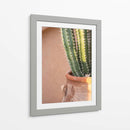 Verde Sobre Naranja | Fotografía de Viaje de Marrakech - Raisa Zwart | Cuadro decorativo de Canvas Lab