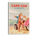 Arte playero de verano en Cape Cod, Massachusetts - The Whiskey Ginger | Cuadro decorativo de Canvas Lab